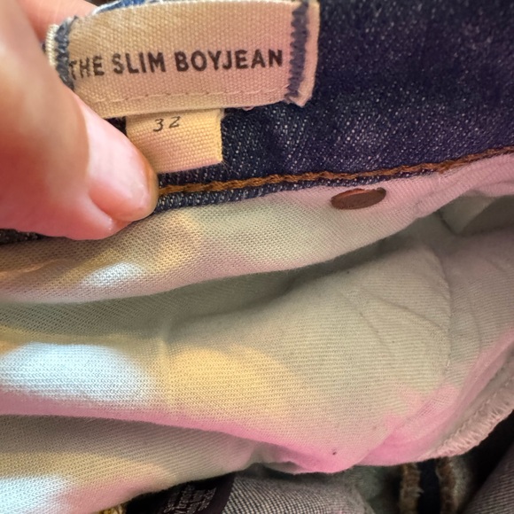 Distressed Madewell Blue Jeans - Picture 3 of 3